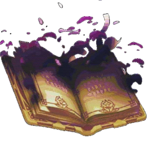 Magic Book Yellow & Purple | TheCozy.Cat | Credits to Nexon for Maplestory Assets.